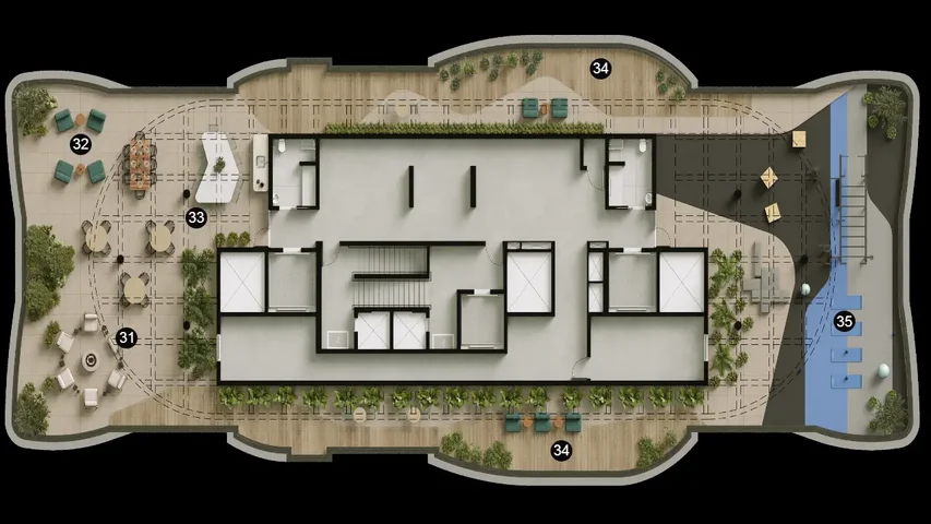 Vista Square Design Alphaville — área de lazer